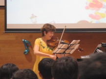 ヴァイオリンコンサートの写真