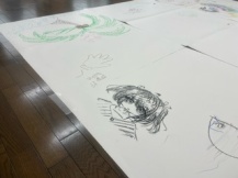 おえかきコーナーの作品