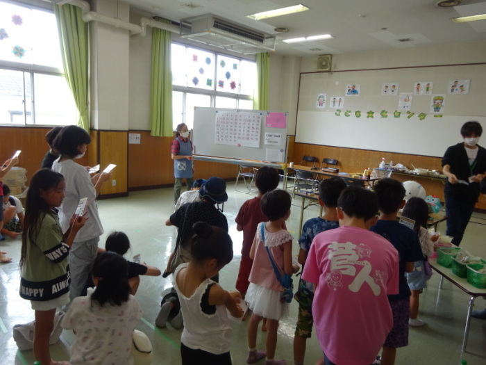 ミニ秋祭りの様子の写真